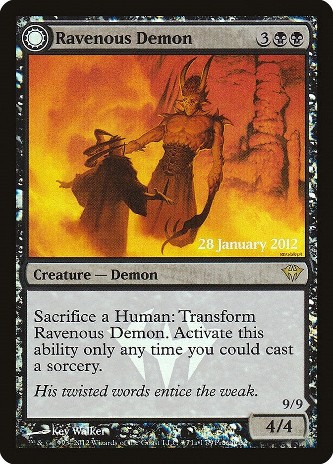 Ravenous Demon (71) (Prerelease Cards)