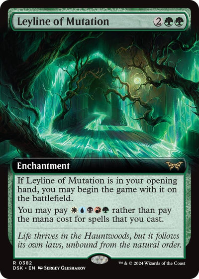 Leyline of Mutation (Extended Art) (382) (Duskmourn: House of Horror)