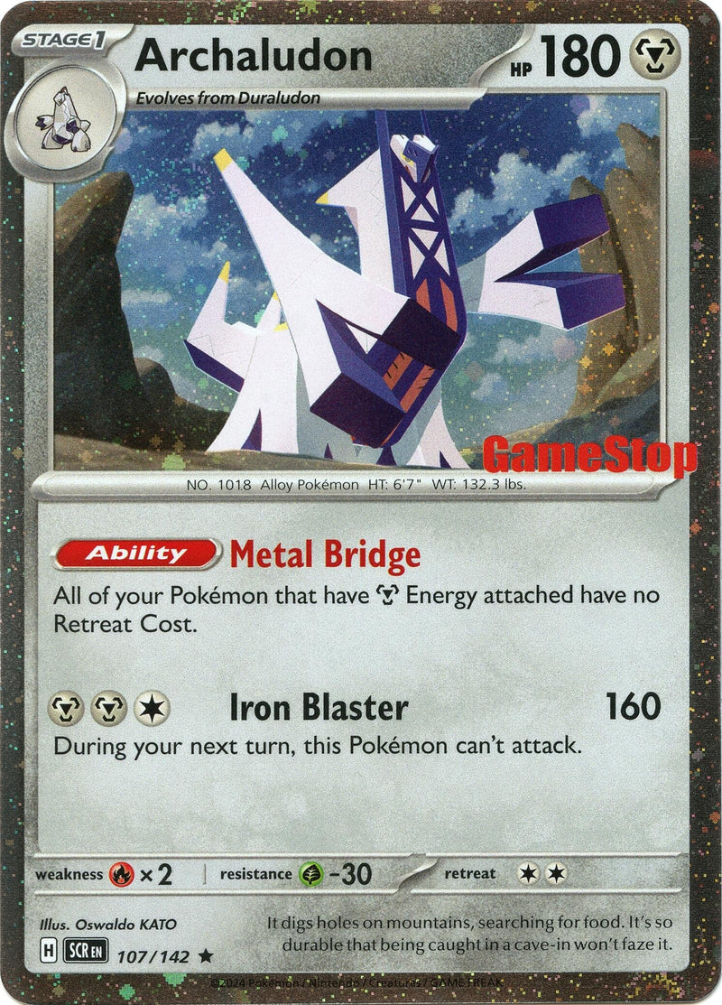 Image for Archaludon (Cosmos Holo) (Gamestop Exclusive) (107/142) (Miscellaneous Cards & Products) - Pokemon