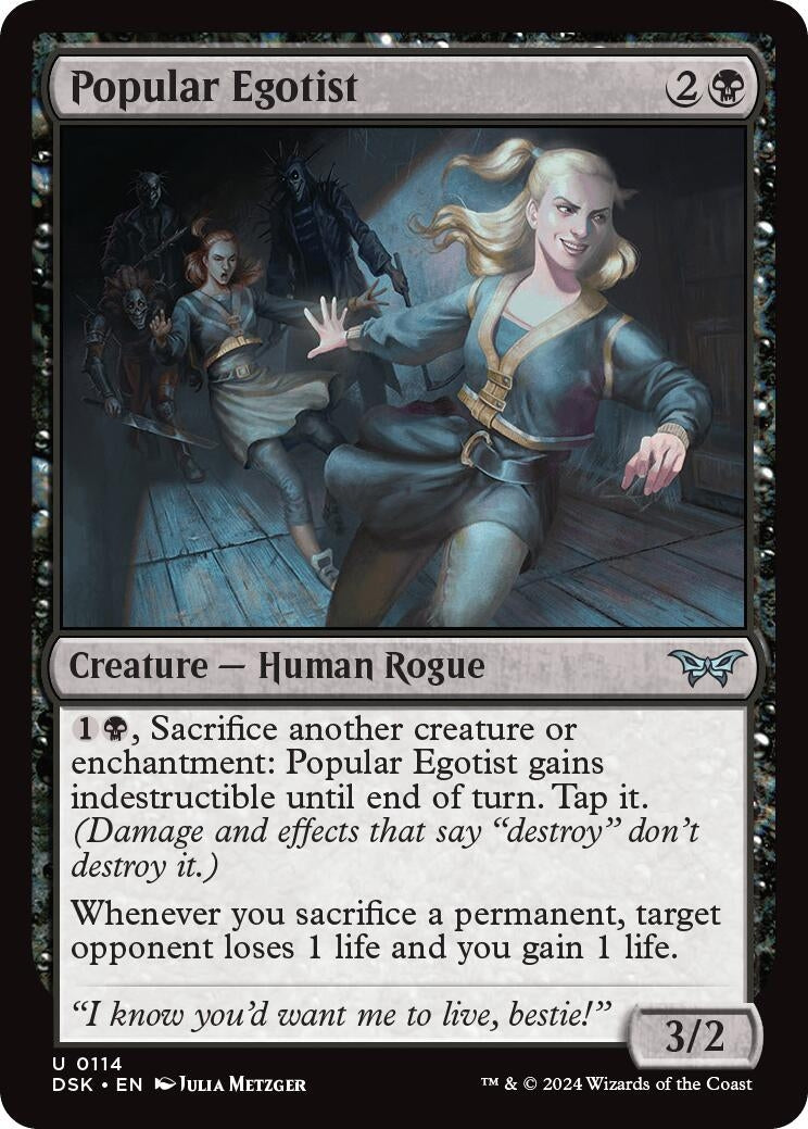 Popular Egotist (114) (Duskmourn: House of Horror)