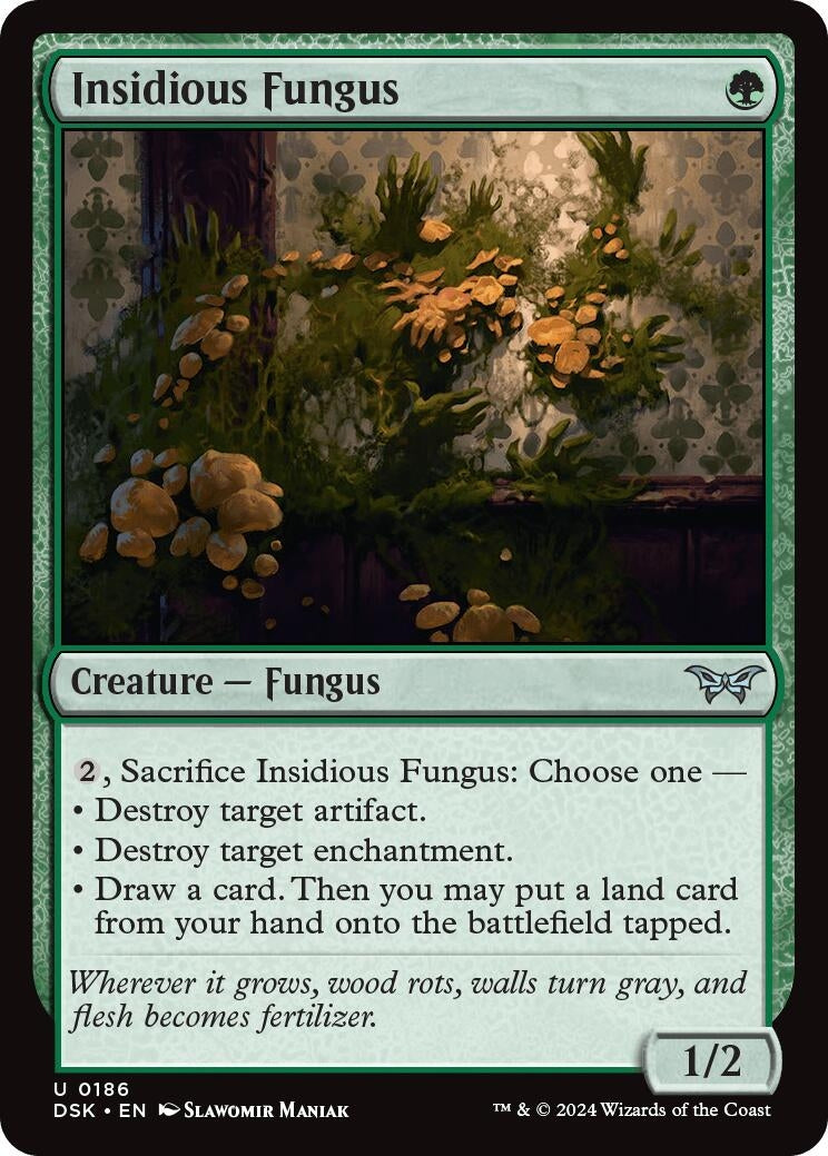Insidious Fungus (186) (Duskmourn: House of Horror)