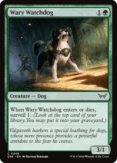 Wary Watchdog (206) (Duskmourn: House of Horror)