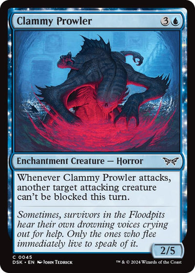 Clammy Prowler (45) (Duskmourn: House of Horror)