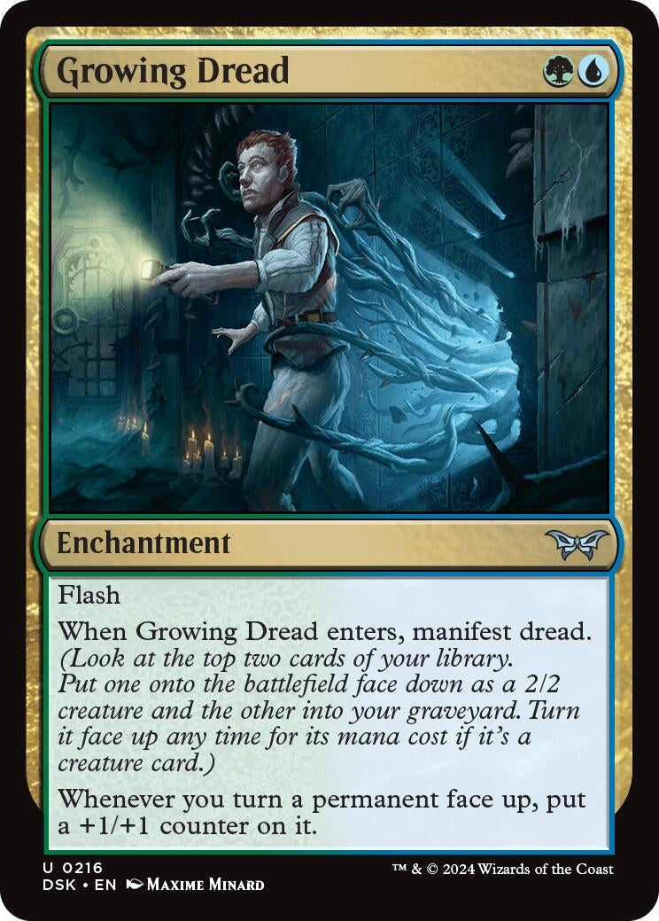 Growing Dread (216) (Duskmourn: House of Horror)