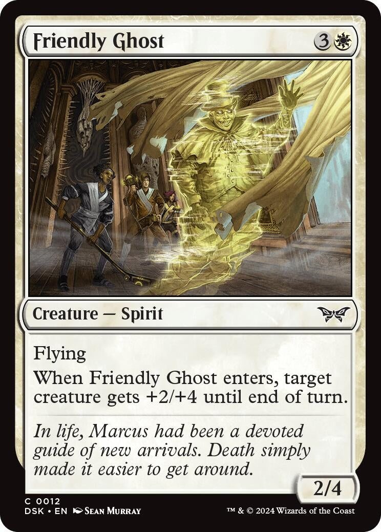 Friendly Ghost (12) (Duskmourn: House of Horror)