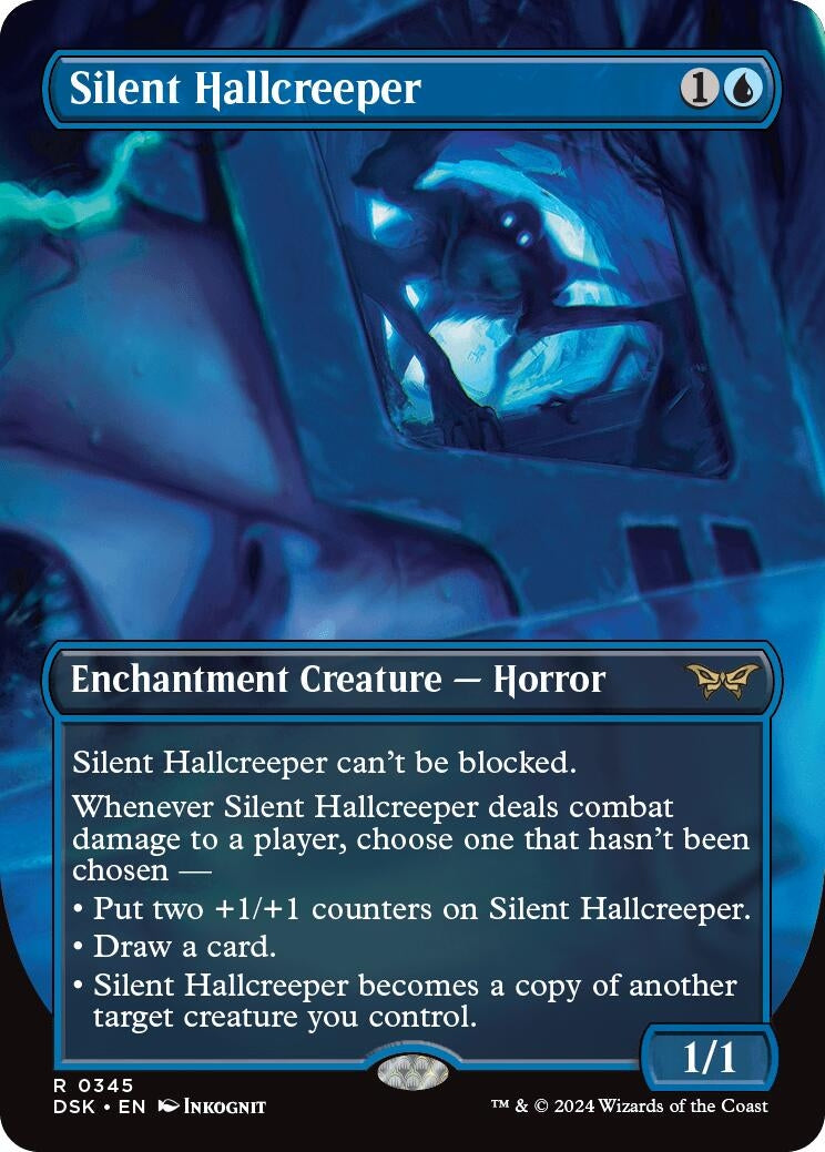 Silent Hallcreeper (Borderless) (345) (Duskmourn: House of Horror)