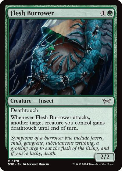 Flesh Burrower (178) (Duskmourn: House of Horror)