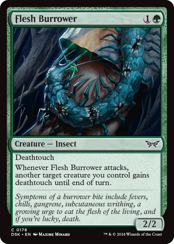 Flesh Burrower (178) (Duskmourn: House of Horror)