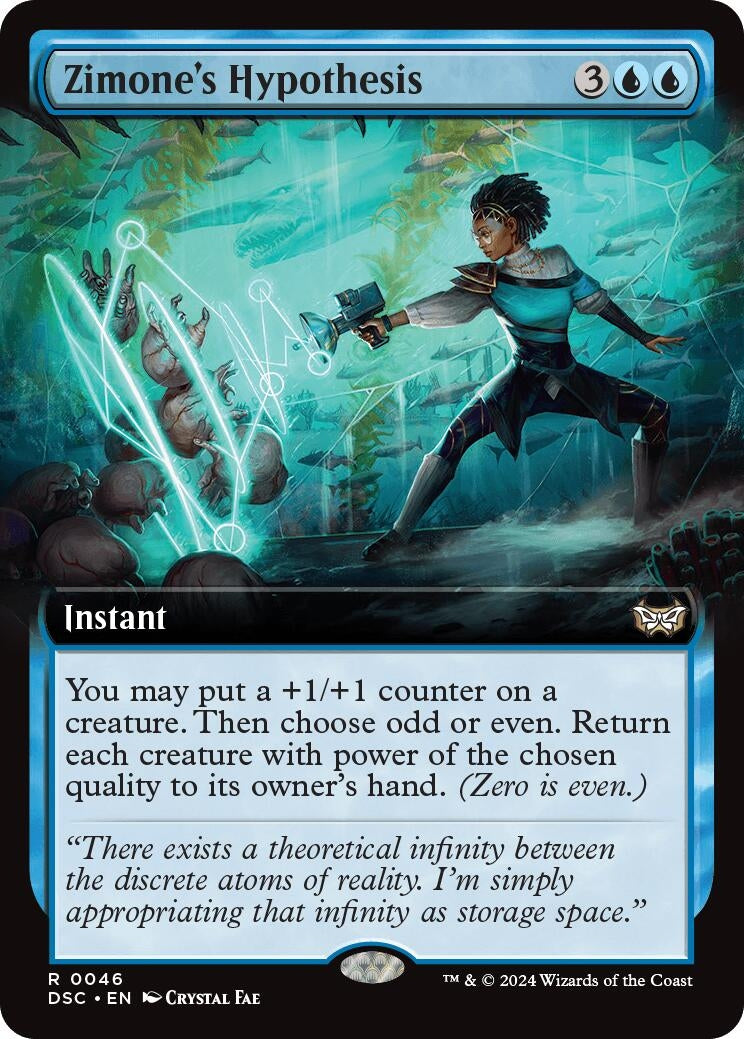 Zimone's Hypothesis (Extended Art) (46) (Commander: Duskmourn: House of Horror)