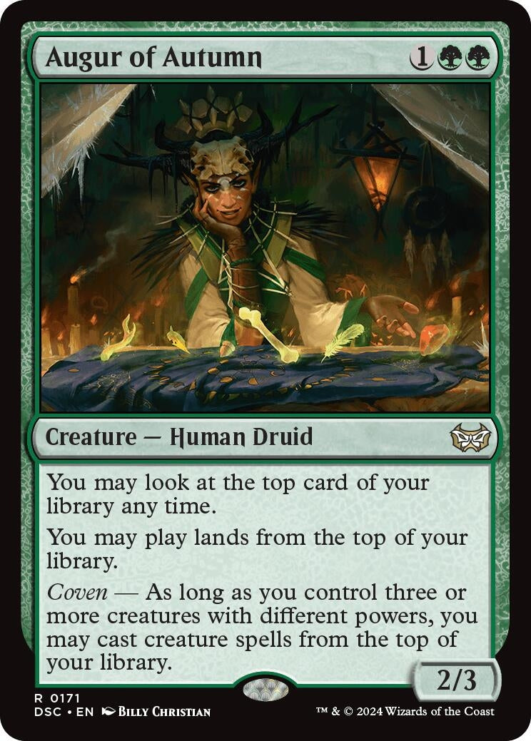 Augur of Autumn (171) (Commander: Duskmourn: House of Horror)