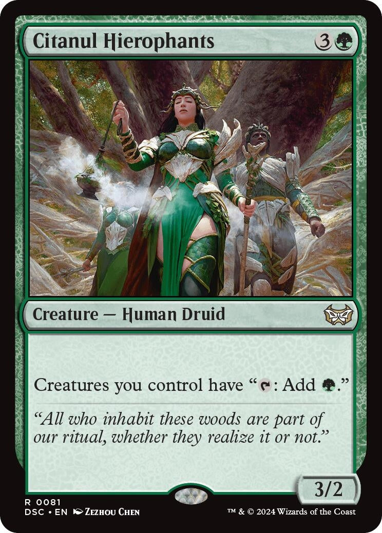 Citanul Hierophants (81) (Commander: Duskmourn: House of Horror)