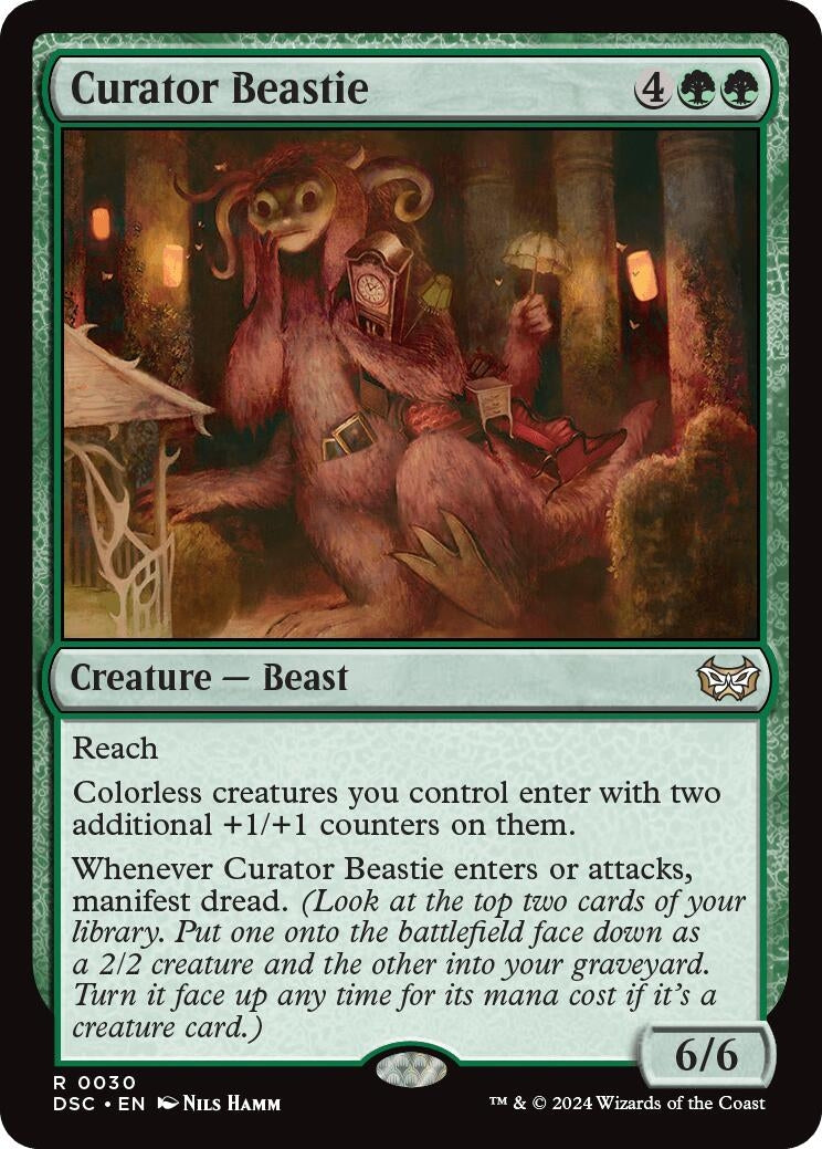 Curator Beastie (30) (Commander: Duskmourn: House of Horror)