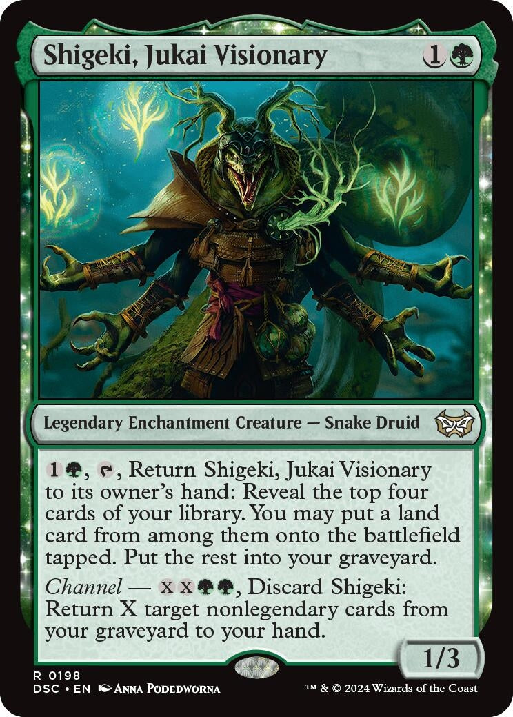 Shigeki, Jukai Visionary (198) (Commander: Duskmourn: House of Horror)