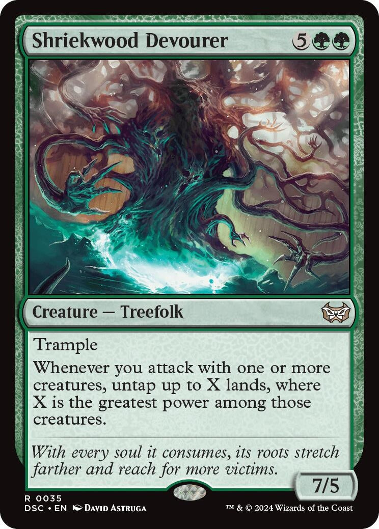 Shriekwood Devourer (35) (Commander: Duskmourn: House of Horror)