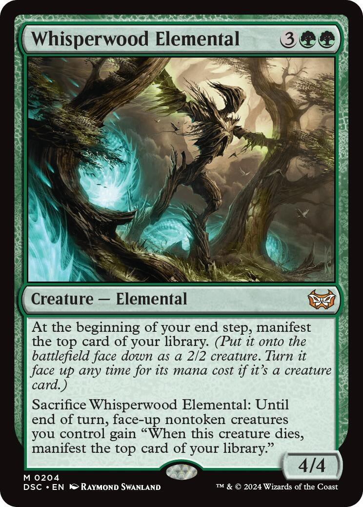 Whisperwood Elemental (204) (Commander: Duskmourn: House of Horror)