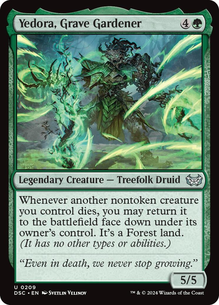 Yedora, Grave Gardener (209) (Commander: Duskmourn: House of Horror)