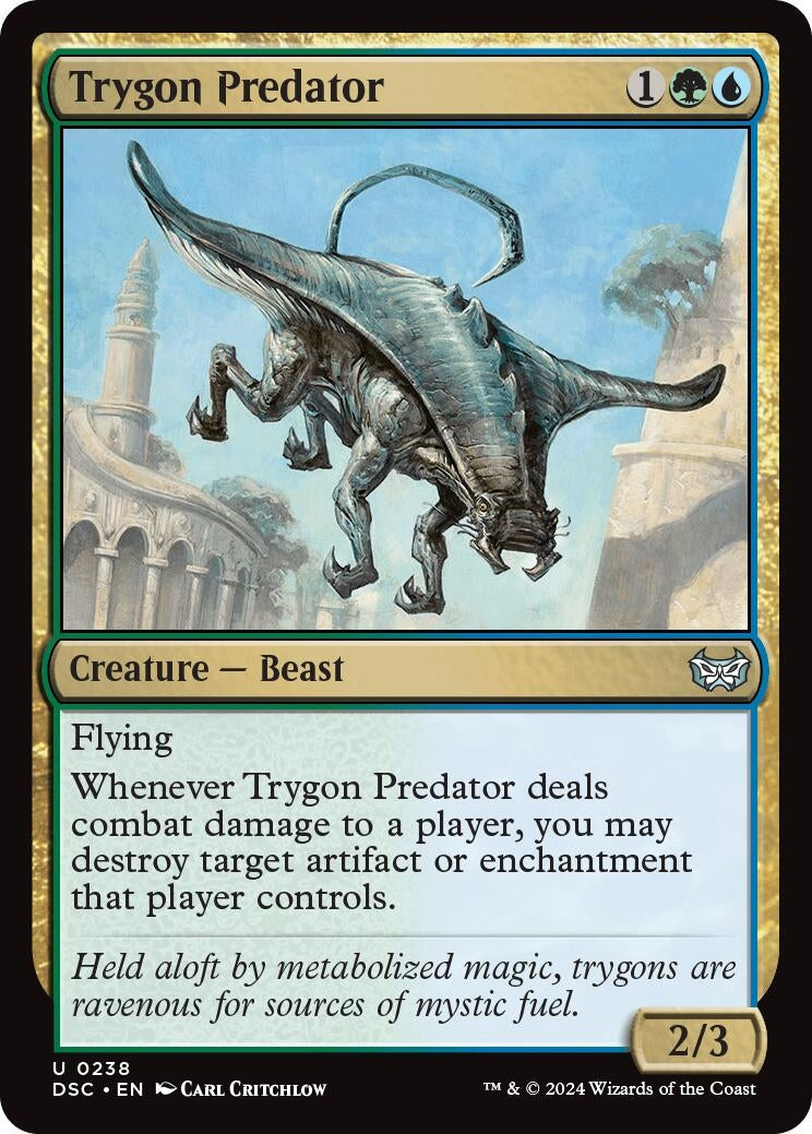 Trygon Predator (238) (Commander: Duskmourn: House of Horror)