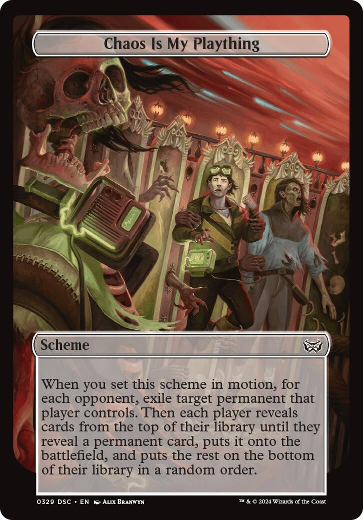Chaos is My Plaything (Full Art) (329) (Archenemy: Duskmourn)