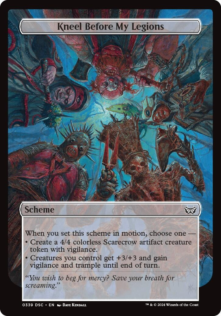 Kneel Before My Legions (Full Art) (339) (Archenemy: Duskmourn)