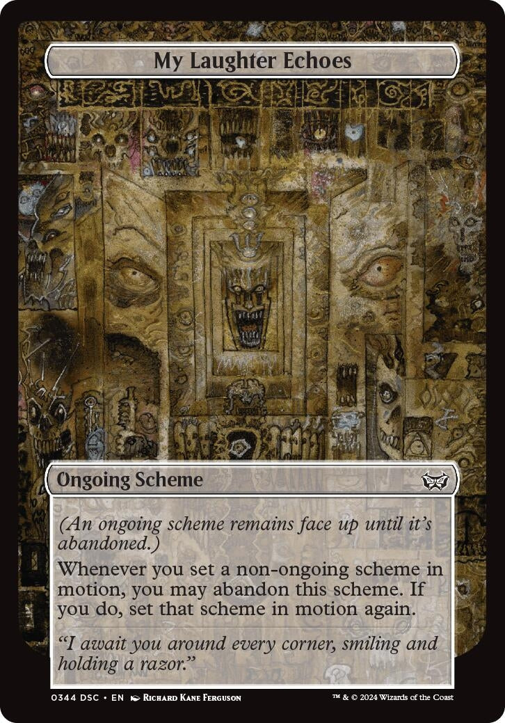 My Laughter Echoes (Full Art) (344) (Archenemy: Duskmourn)