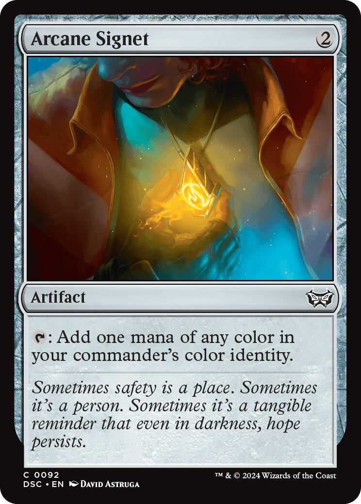 Arcane Signet (92) (Commander: Duskmourn: House of Horror)