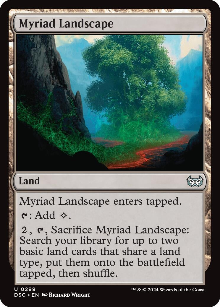 Myriad Landscape (289) (Commander: Duskmourn: House of Horror)