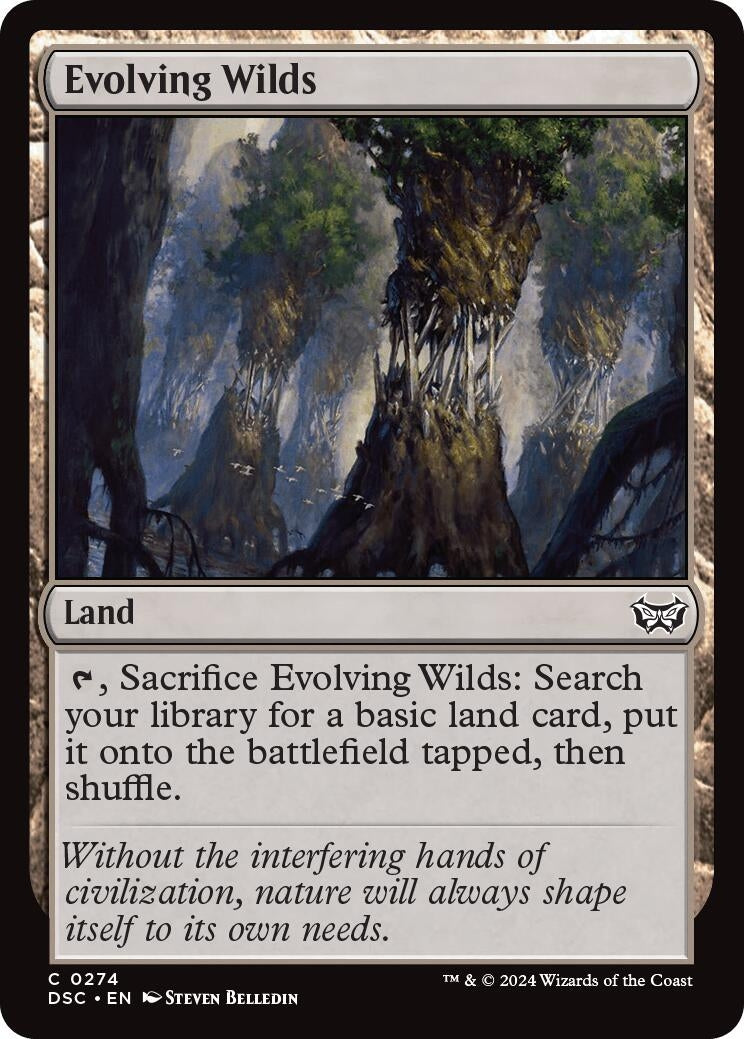 Evolving Wilds (274) (Commander: Duskmourn: House of Horror)