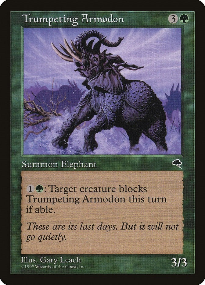 Image for Trumpeting Armodon (262) - Magic: The Gathering