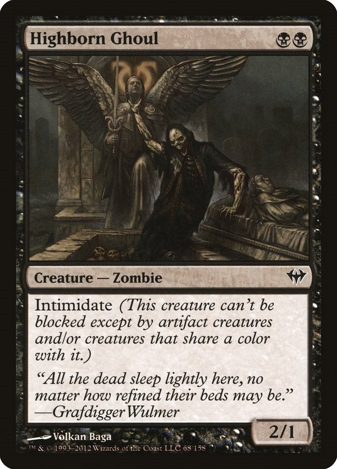 Highborn Ghoul (68) (Dark Ascension)