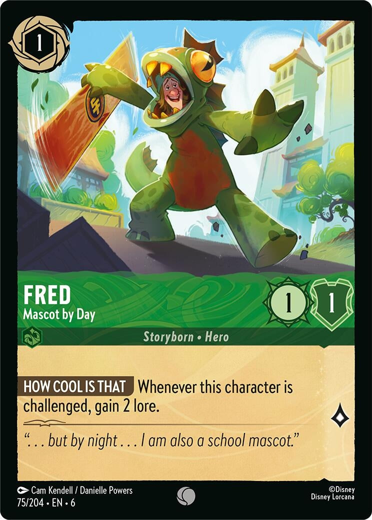 Fred - Mascot by Day (75/204) (Azurite Sea)