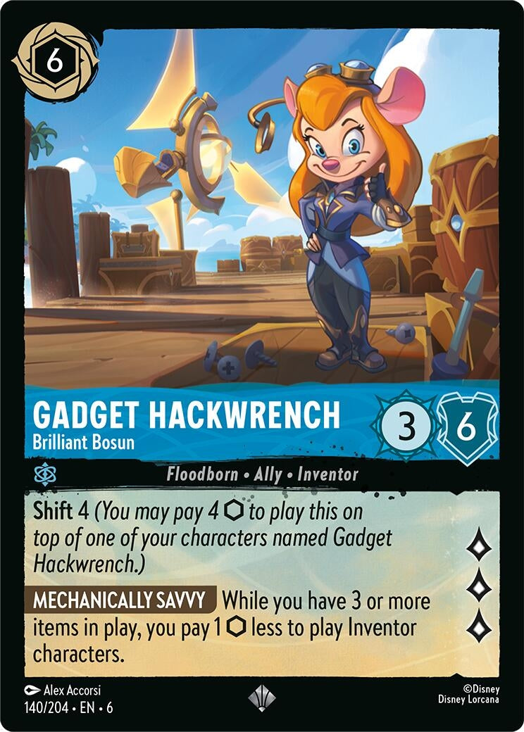 Gadget Hackwrench - Brilliant Bosun (140/204) (Azurite Sea)
