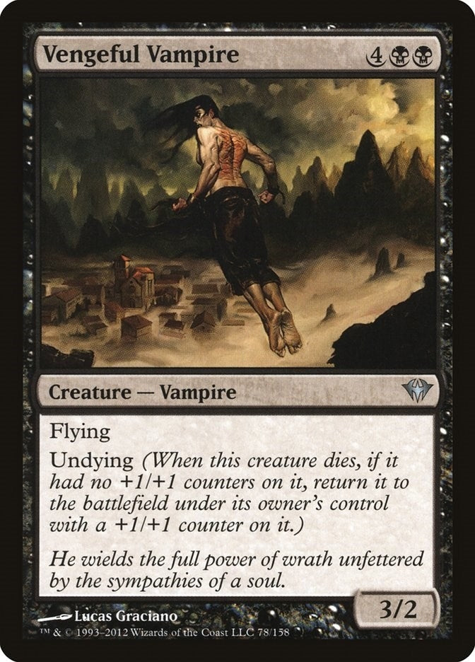 Image for Vengeful Vampire (78) - Magic: The Gathering