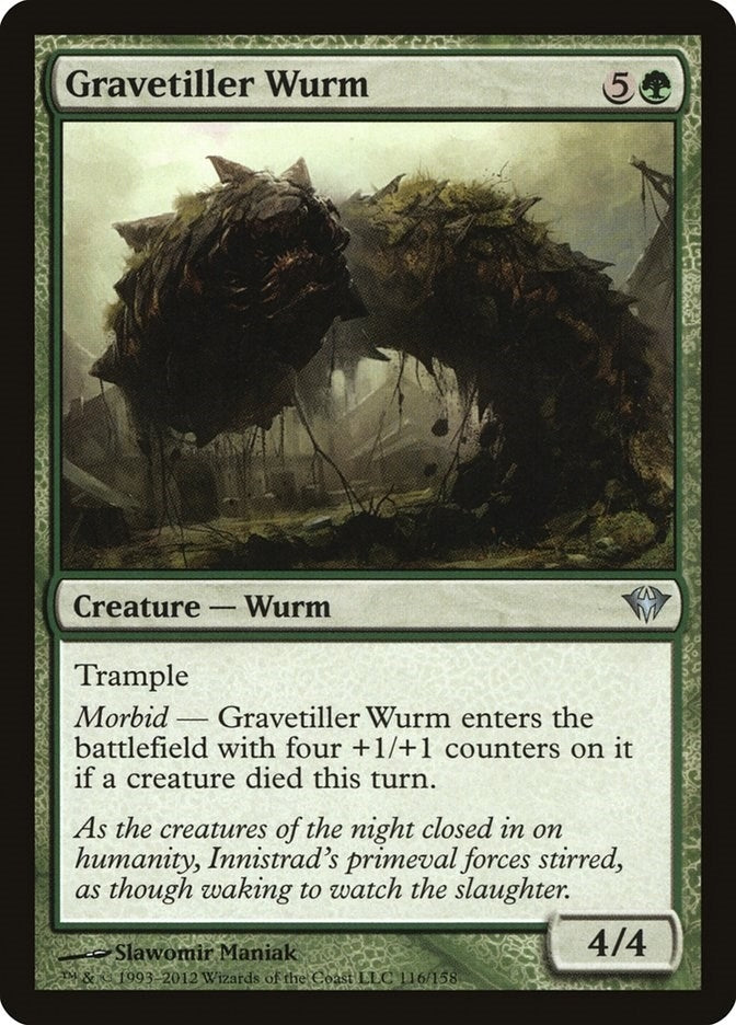 Gravetiller Wurm (116) (Dark Ascension)