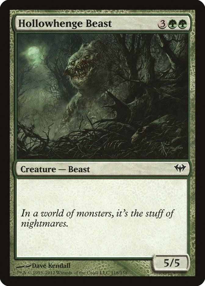 Hollowhenge Beast (118) (Dark Ascension)