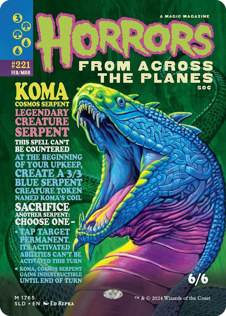 Koma, Cosmos Serpent (1765) (Secret Lair Drop Series)