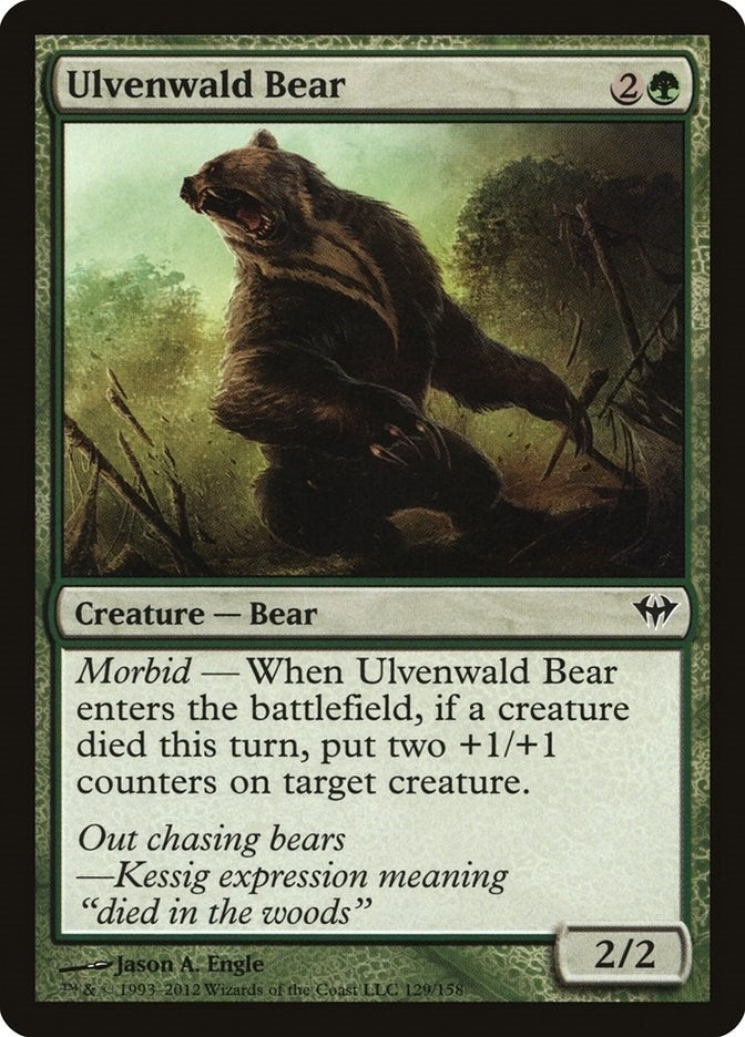 Image for Ulvenwald Bear (129) - Magic: The Gathering