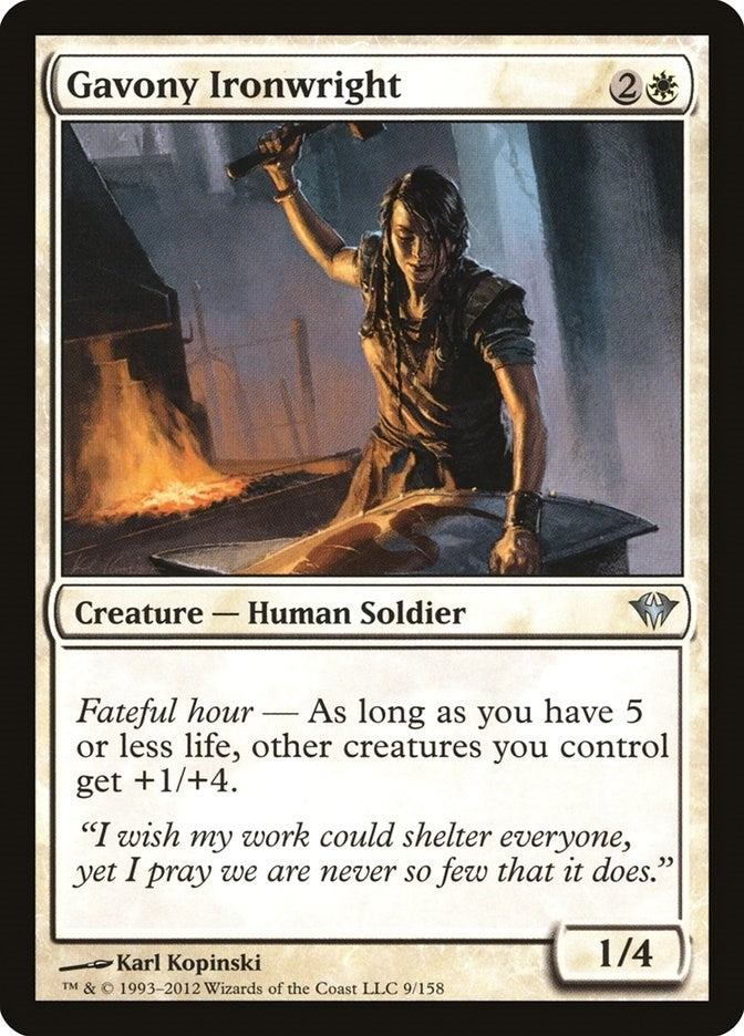 Gavony Ironwright (9) (Dark Ascension)