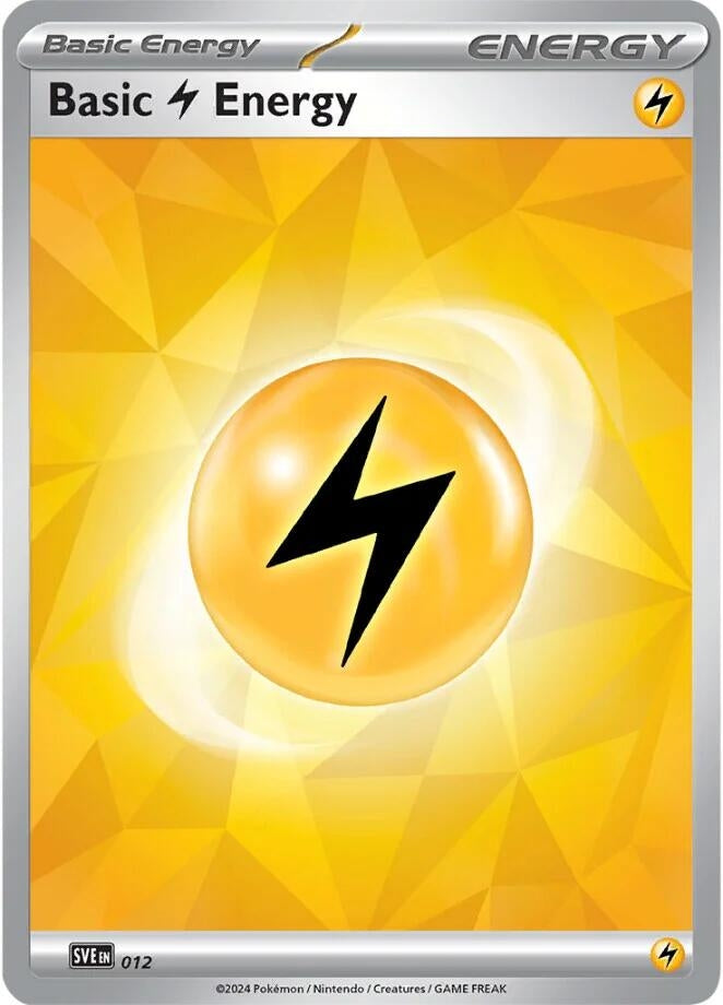 Basic Lightning Energy - 012 (012) (SVE: Scarlet & Violet Energies)