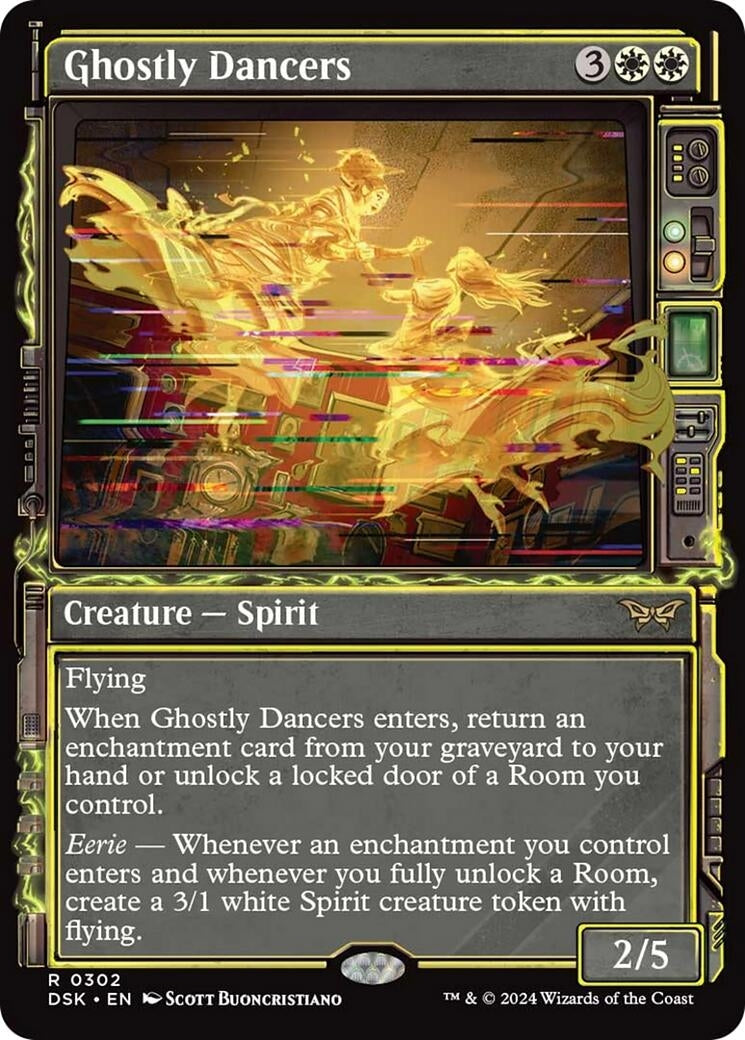 Ghostly Dancers (Showcase) (302) (Duskmourn: House of Horror)