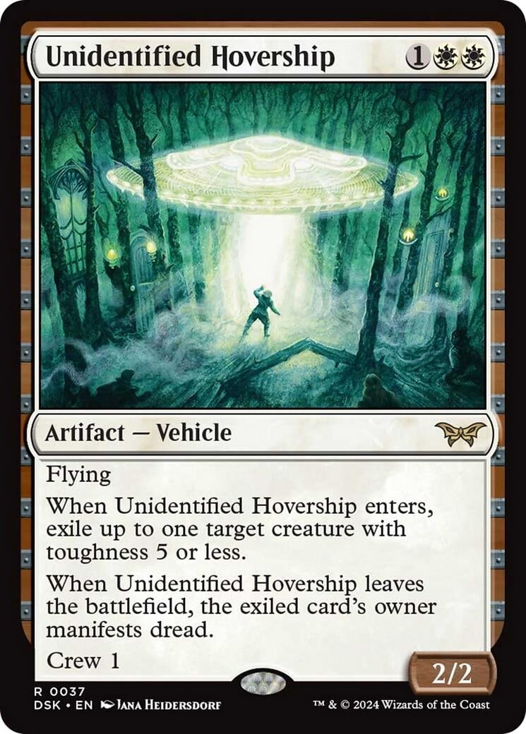 Unidentified Hovership (37) (Duskmourn: House of Horror)