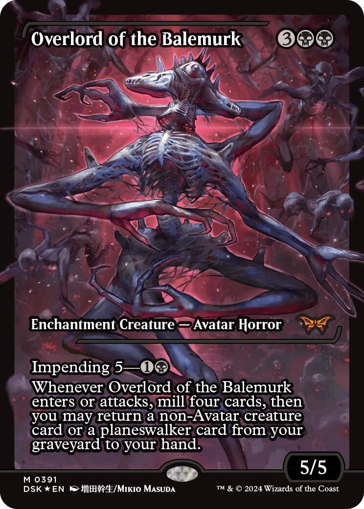 Overlord of the Balemurk (Showcase) (391) (Duskmourn: House of Horror)