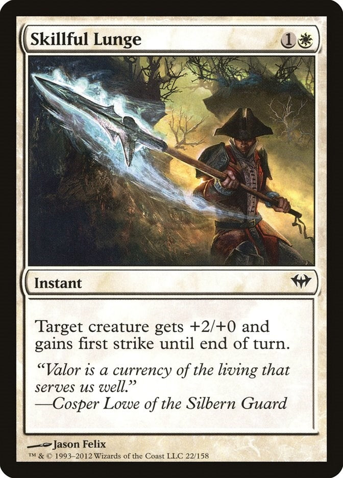 Skillful Lunge (22) (Dark Ascension)