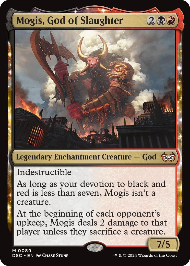 Mogis, God of Slaughter (89) (Commander: Duskmourn: House of Horror)