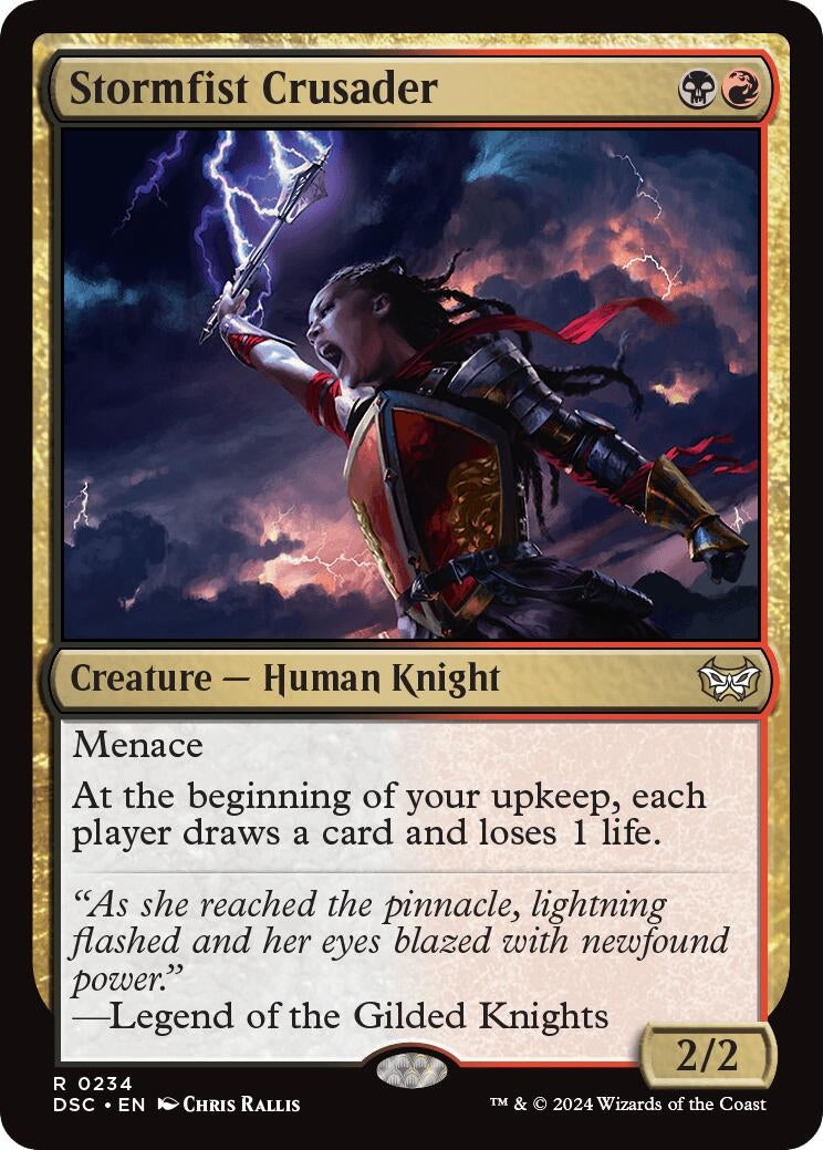 Stormfist Crusader (234) (Commander: Duskmourn: House of Horror)