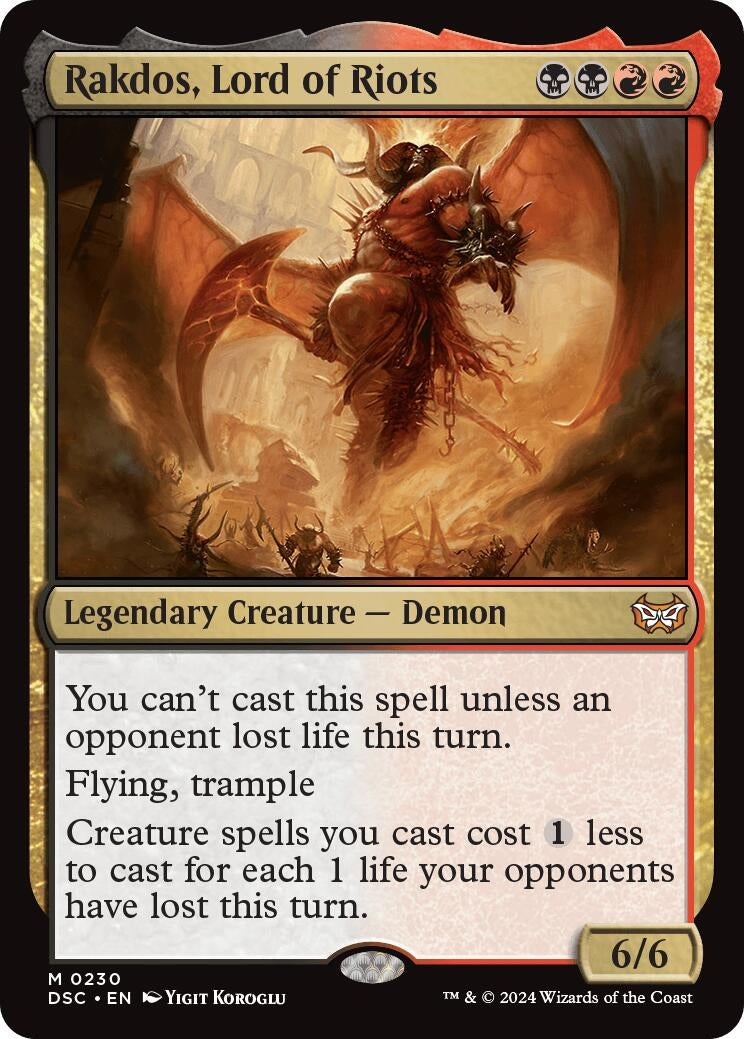 Rakdos, Lord of Riots (230) (Commander: Duskmourn: House of Horror)