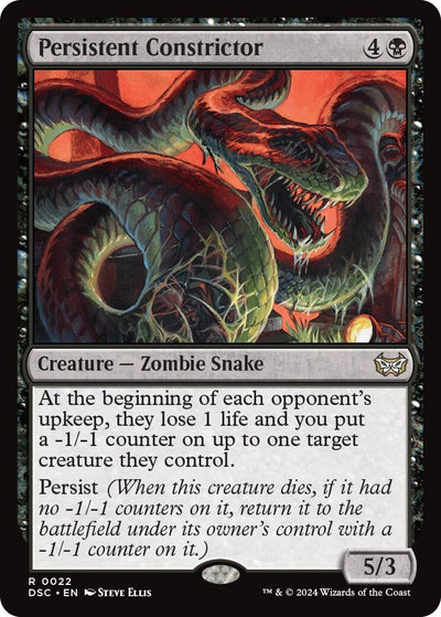Persistent Constrictor (22) (Commander: Duskmourn: House of Horror)