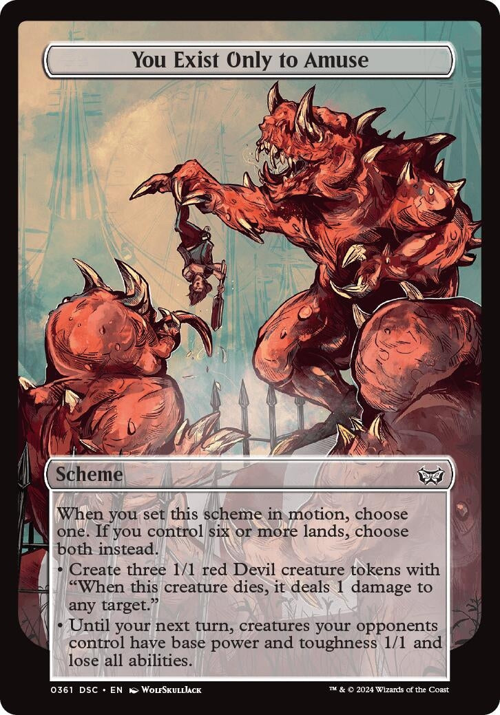Image for You Exist Only to Amuse (Full Art) (361) [A:DSC]