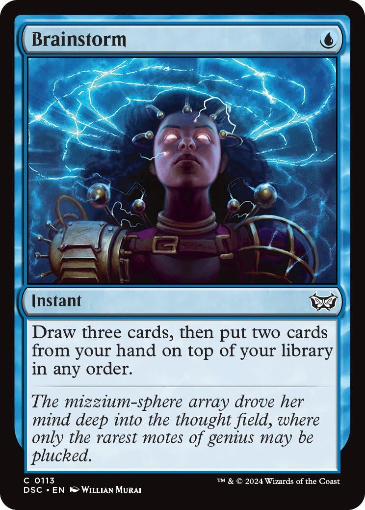 Brainstorm (113) (Commander: Duskmourn: House of Horror)