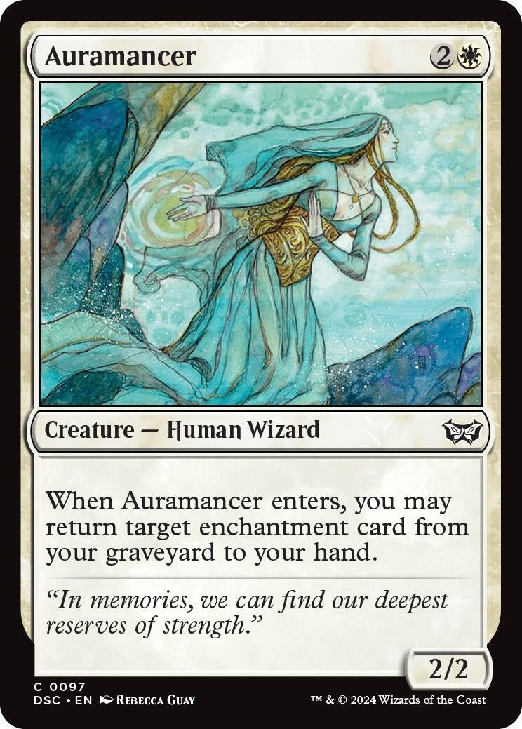 Auramancer (97) (Commander: Duskmourn: House of Horror)