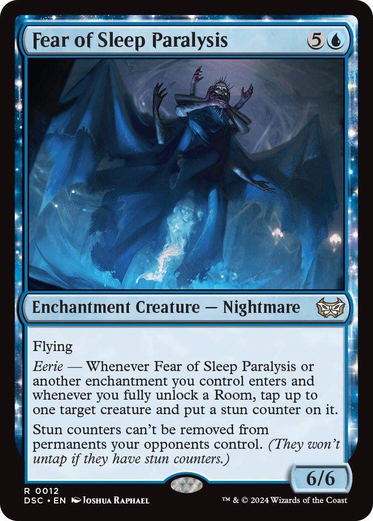 Fear of Sleep Paralysis (12) (Commander: Duskmourn: House of Horror)
